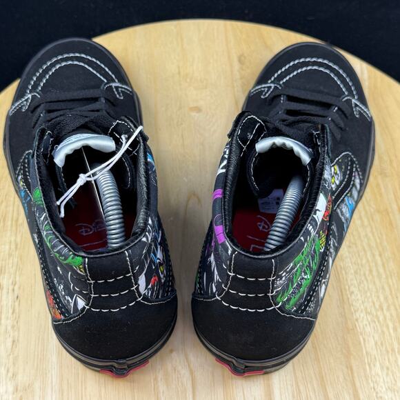 VANS x DISNEY 100 Villains Sk8-Hi Mens Shoes (NEW) Black High Tops M 6.5/ 8 Wmns - Picture 8 of 10